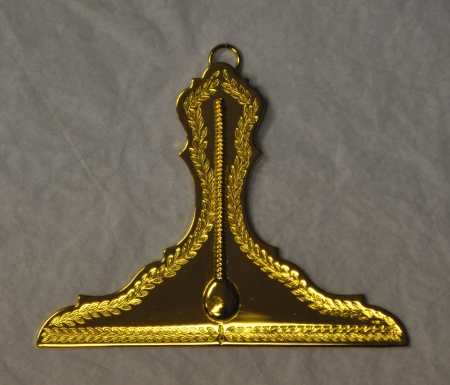 Craft Lodge Officers Collar Jewel - Senior Warden - Gilt - Click Image to Close