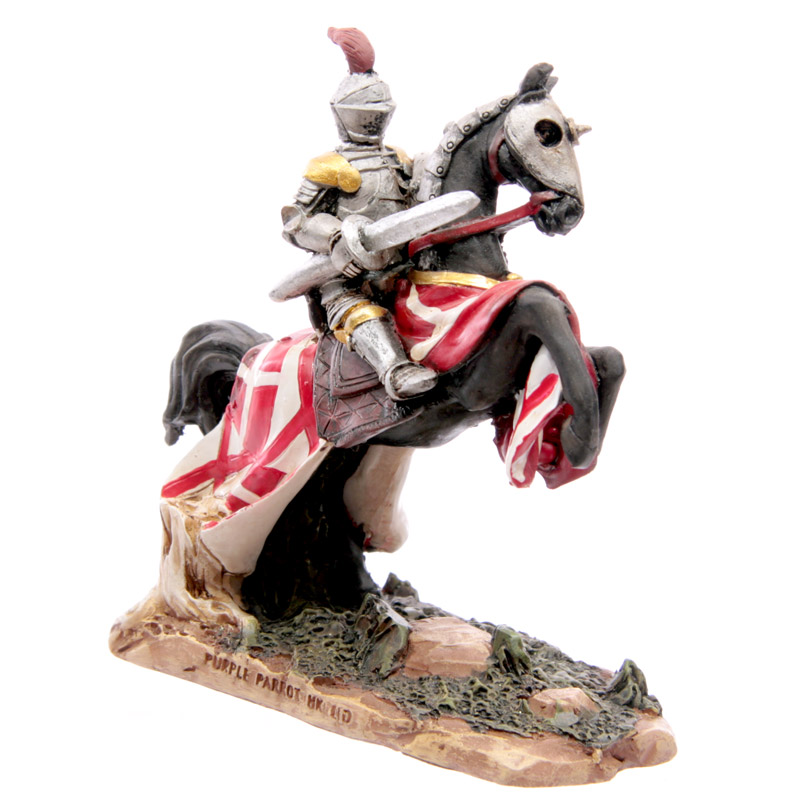 Knight Crusader - Charging Horseman with Lance - Click Image to Close