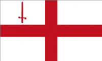 City of London Flag (5' x 3') with eyelets - Click Image to Close