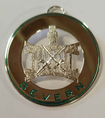 Allied Freimaurer Brust-Juwel – 5 Symbole, Metall Produktbild-Vorschau 4