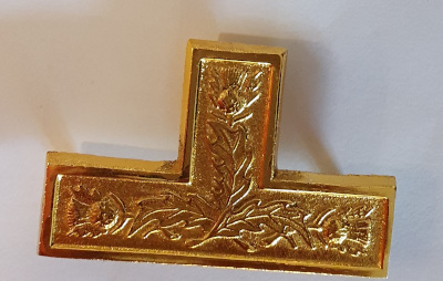 Masonic Apron Gold Accessories Freemasonry Regalia Jewel Craft 2 Pcs Bundle 
