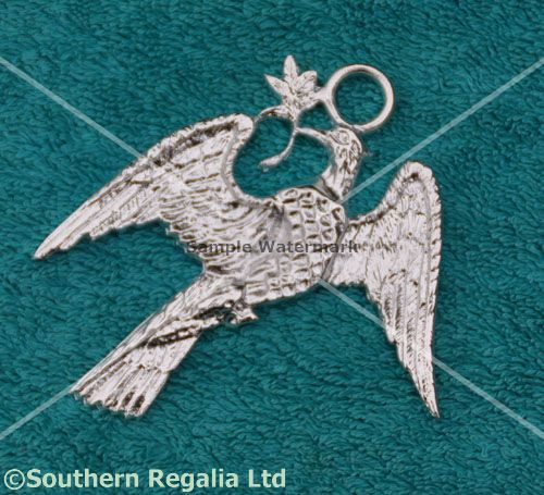Masonic Regalia Silver Collar Jewel Junior Deacon 