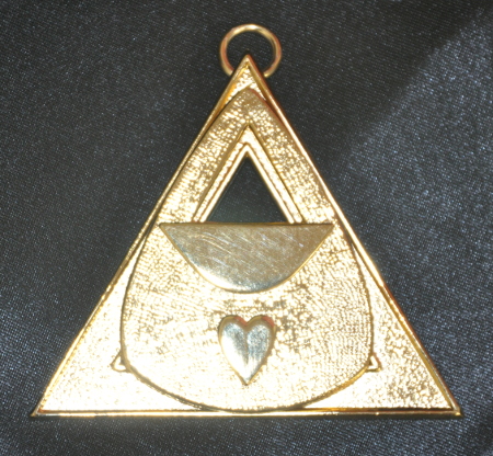 Masonic Regalia ROYAL ARCH RHINESTONE Metal Chain Collar RED DMR-300GRRS 