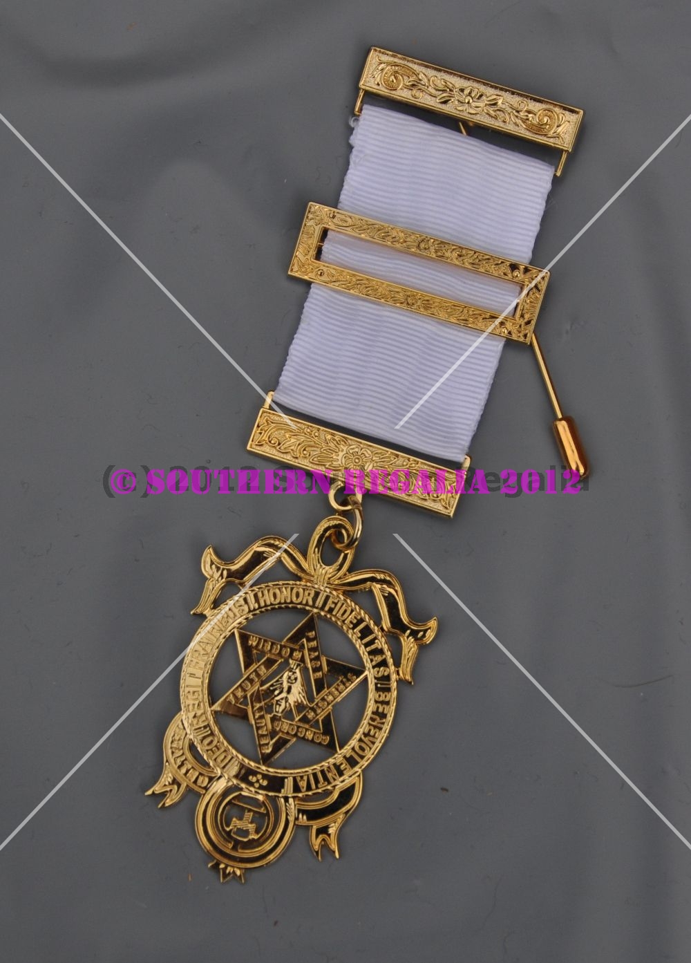 Freimaurer Regalien Lammleder Royal Arch Companions Schürze