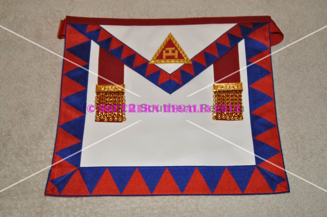 Masonic Royal Arch Companions Sash With Embroidered Taus Chapter RA Regalia