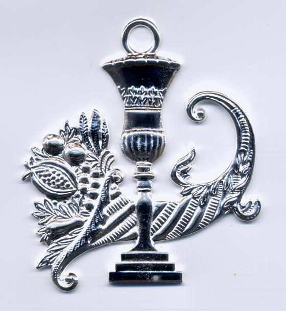Craft Lodge Officers Collar Jewel - President of Stewards (Scottish) - Silver