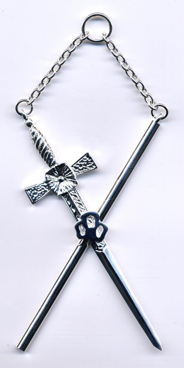Craft Lodge Officers Collar Jewel - Marschal (Scottish) - Silver
