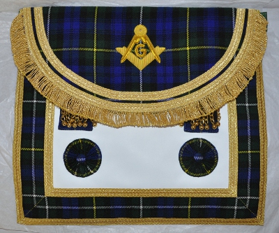 Craft Master Masons Apron - quad border - Scottish